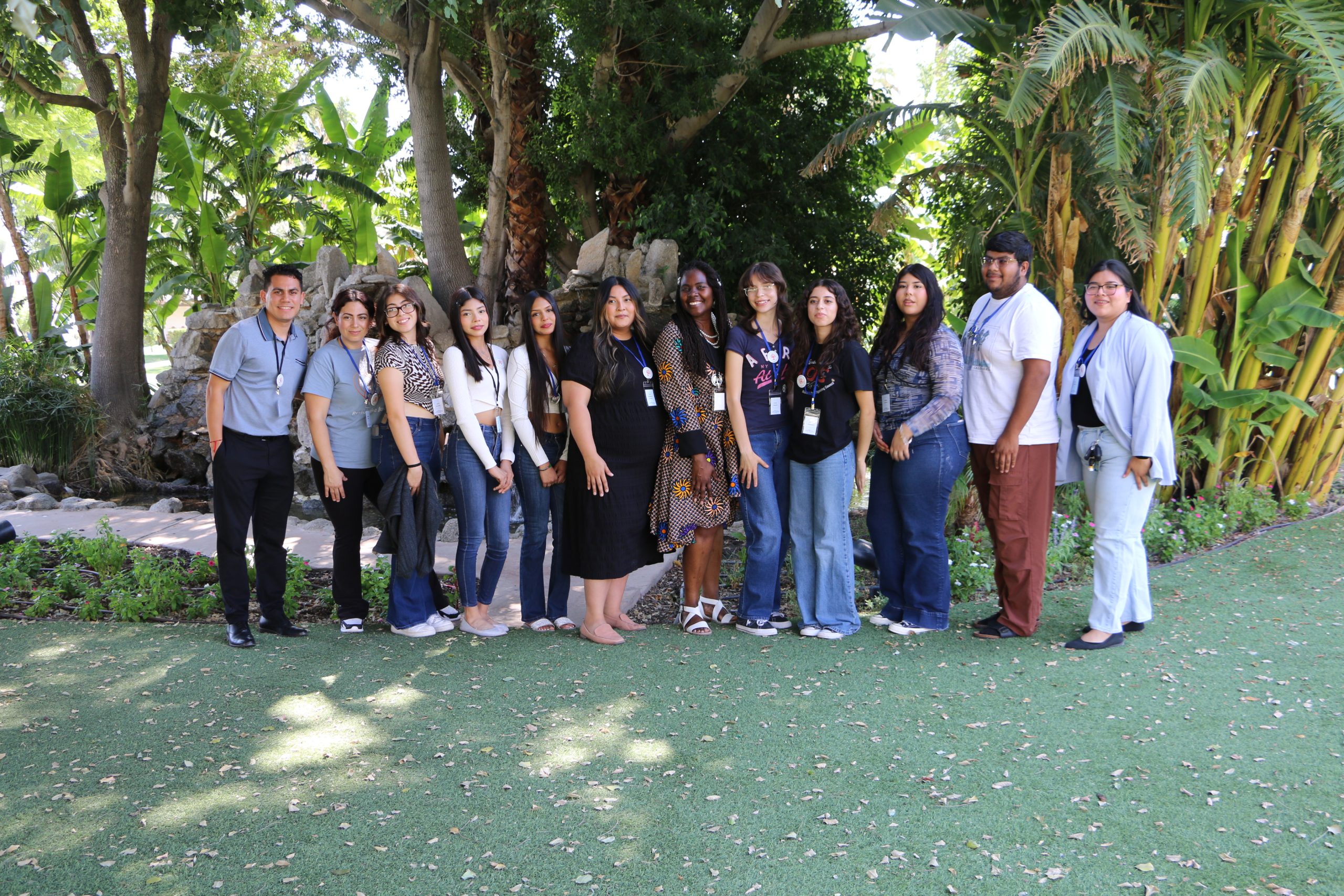 Youth smiling at a restorative justice conference